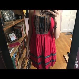 ❌SOLD❌ Aztec red dress